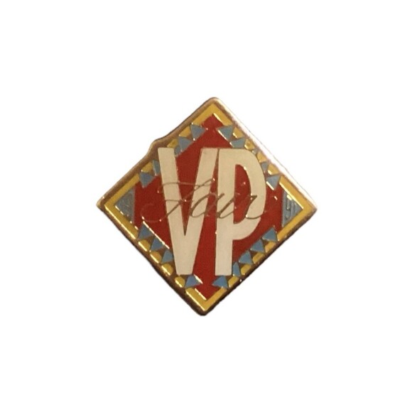 Vintage “Fair VP” Pin - Agricultural Fair Leadership Or Committee Role - Picture 1 of 3